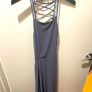 Azazie dusty blue dress never worn